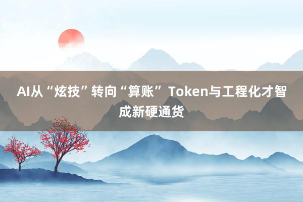 AI从“炫技”转向“算账” Token与工程化才智成新硬通货