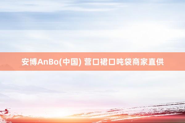 安博AnBo(中国) 营口裙口吨袋商家直供