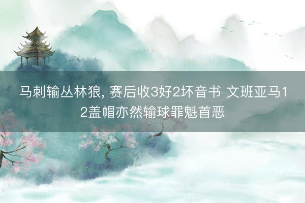 马刺输丛林狼， 赛后收3好2坏音书 文班亚马12盖帽亦然输球罪魁首恶